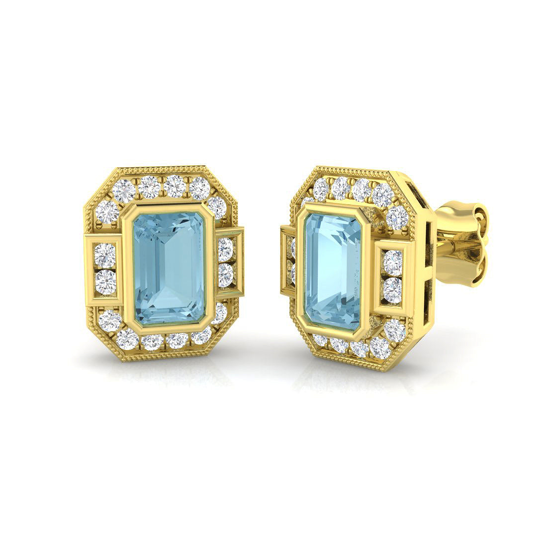 SE6731 — Earrings - 9k Yellow Gold
