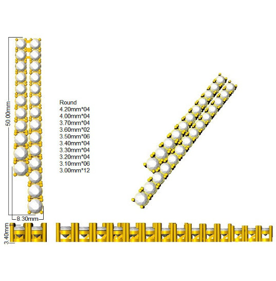 SE6734 — Earrings - 9k Yellow Gold detail