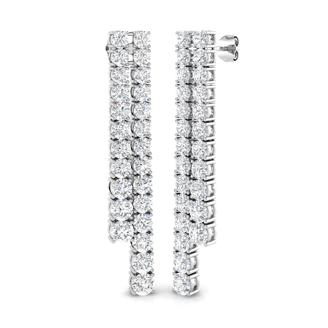 SE6734 — Earrings - 9k White Gold