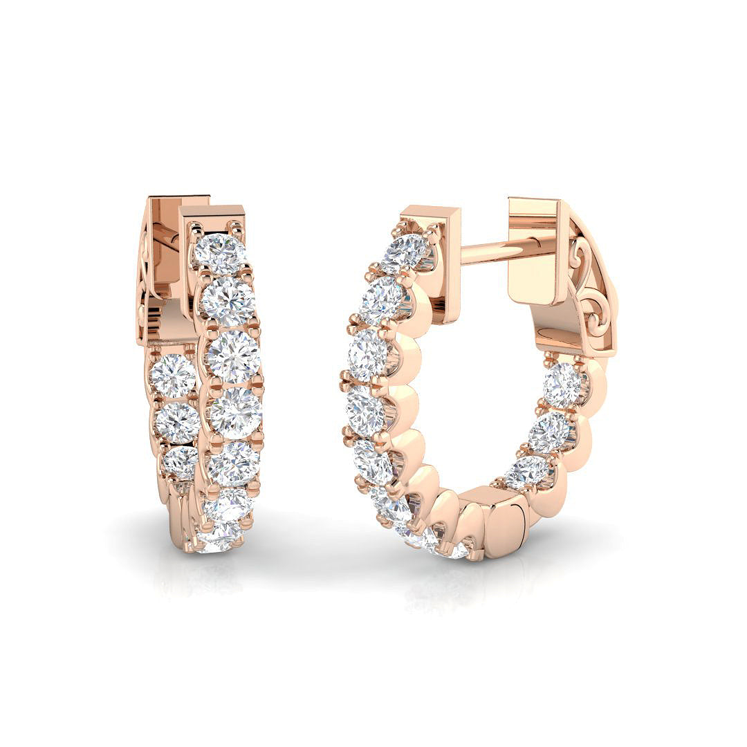 SE6738 — Earrings - 9k Rose Gold