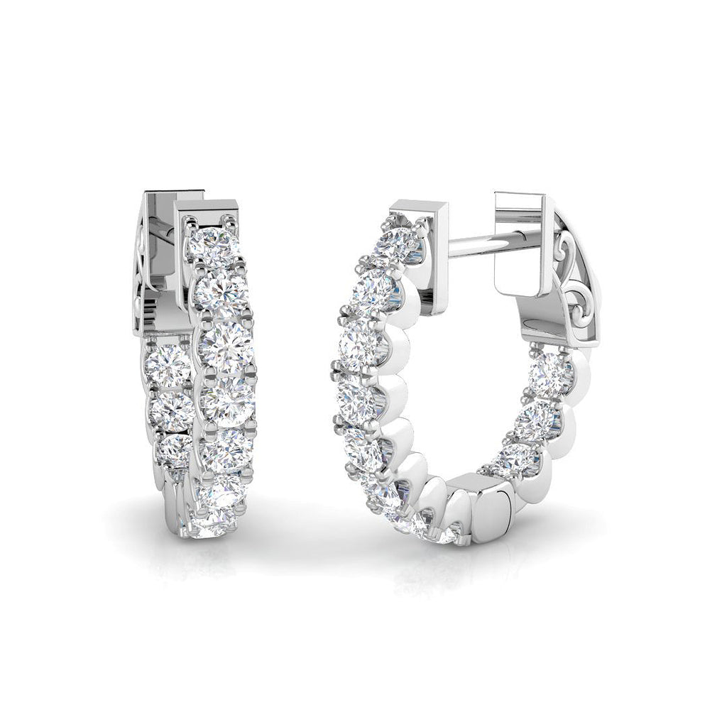 SE6738 — Earrings - 9k White Gold