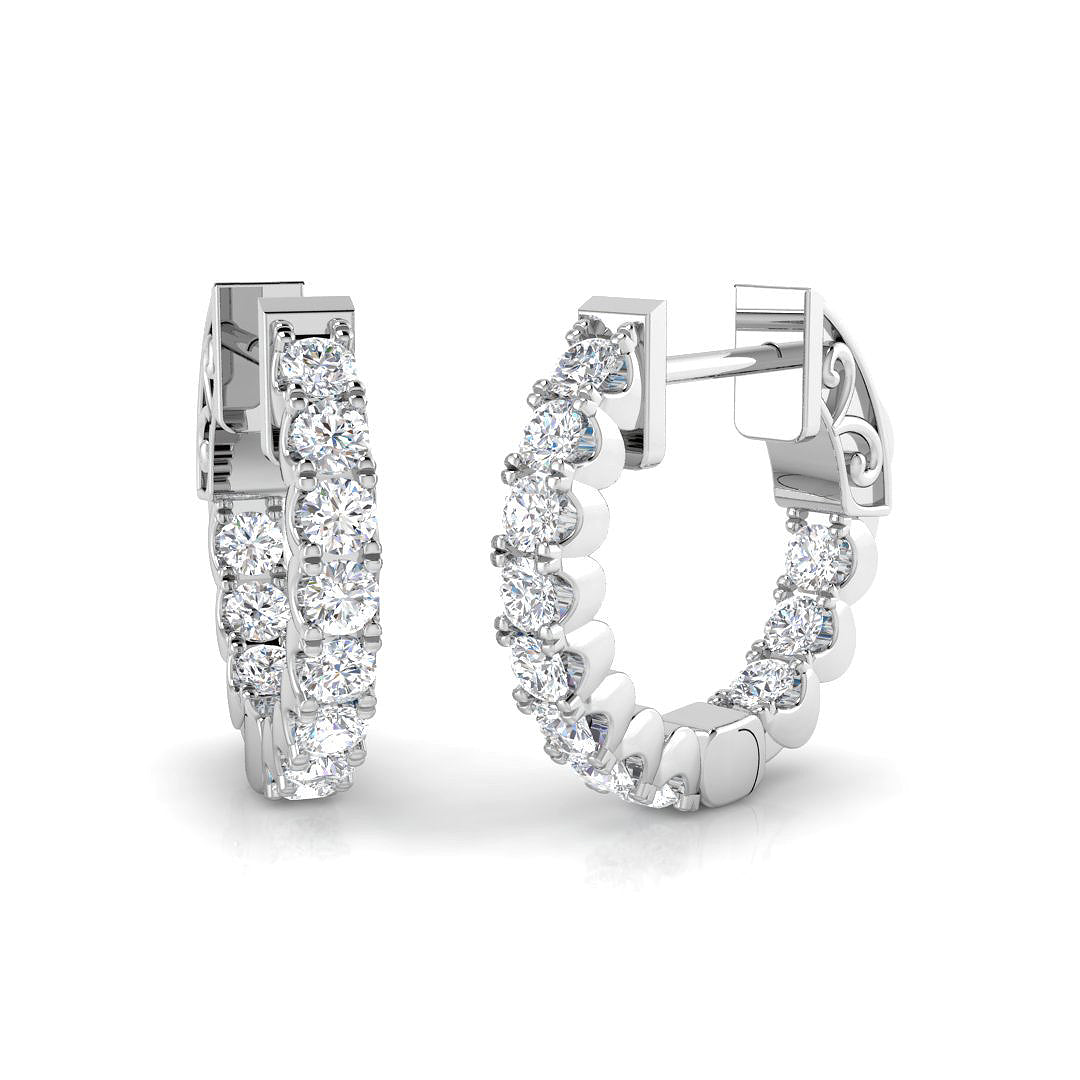 SE6738 — Earrings - 9k White Gold