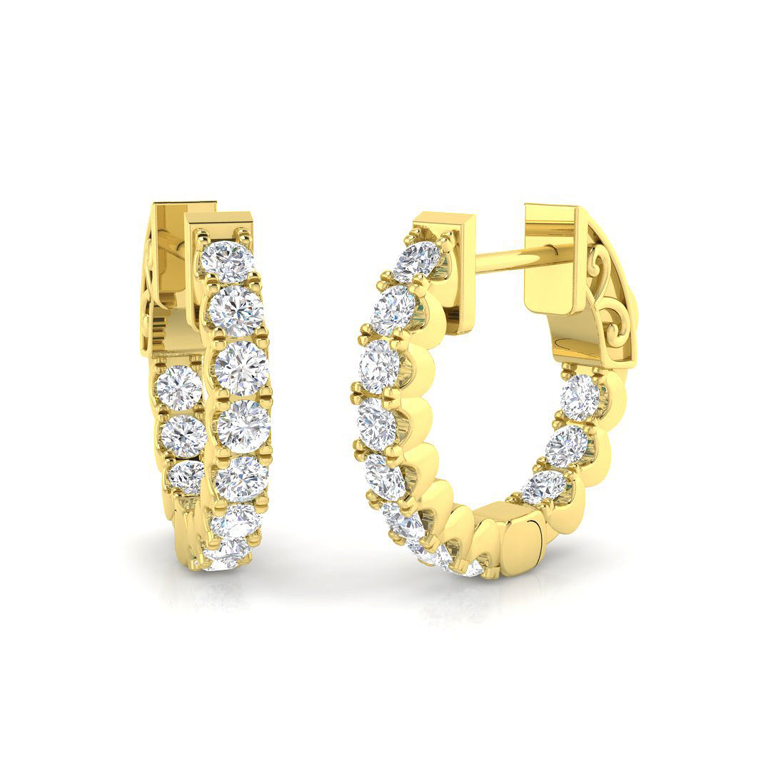 SE6738 — Earrings - 9k Yellow Gold