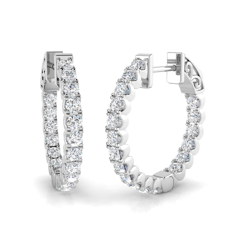 SE6739 — Earrings - 9k White Gold