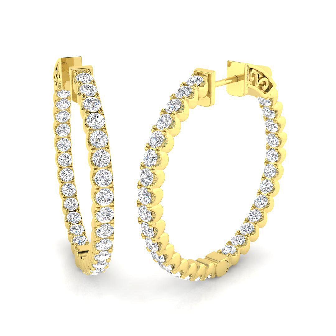 SE6740 — Earrings - 9k Yellow Gold