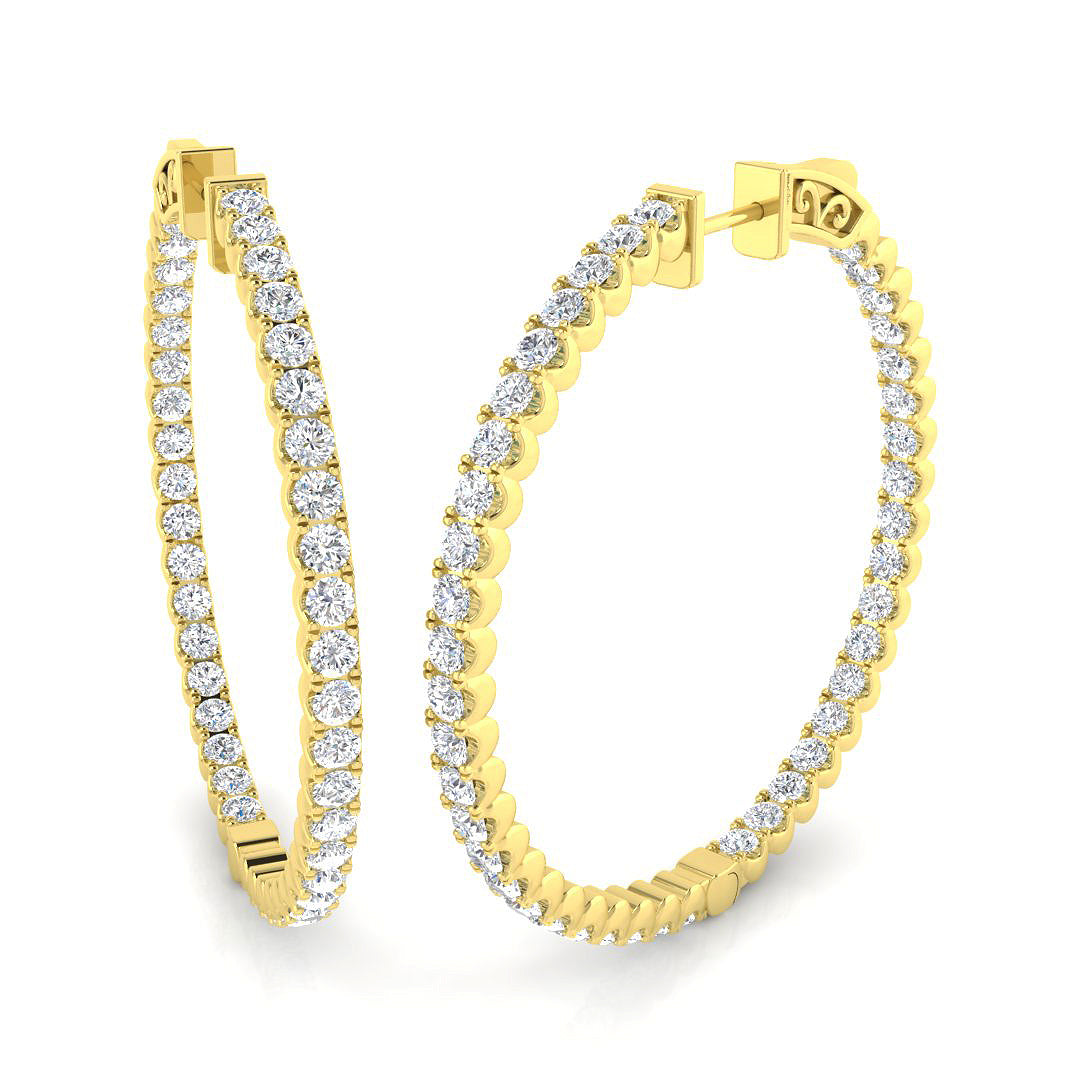 SE6741 — Earrings - 9k Yellow Gold