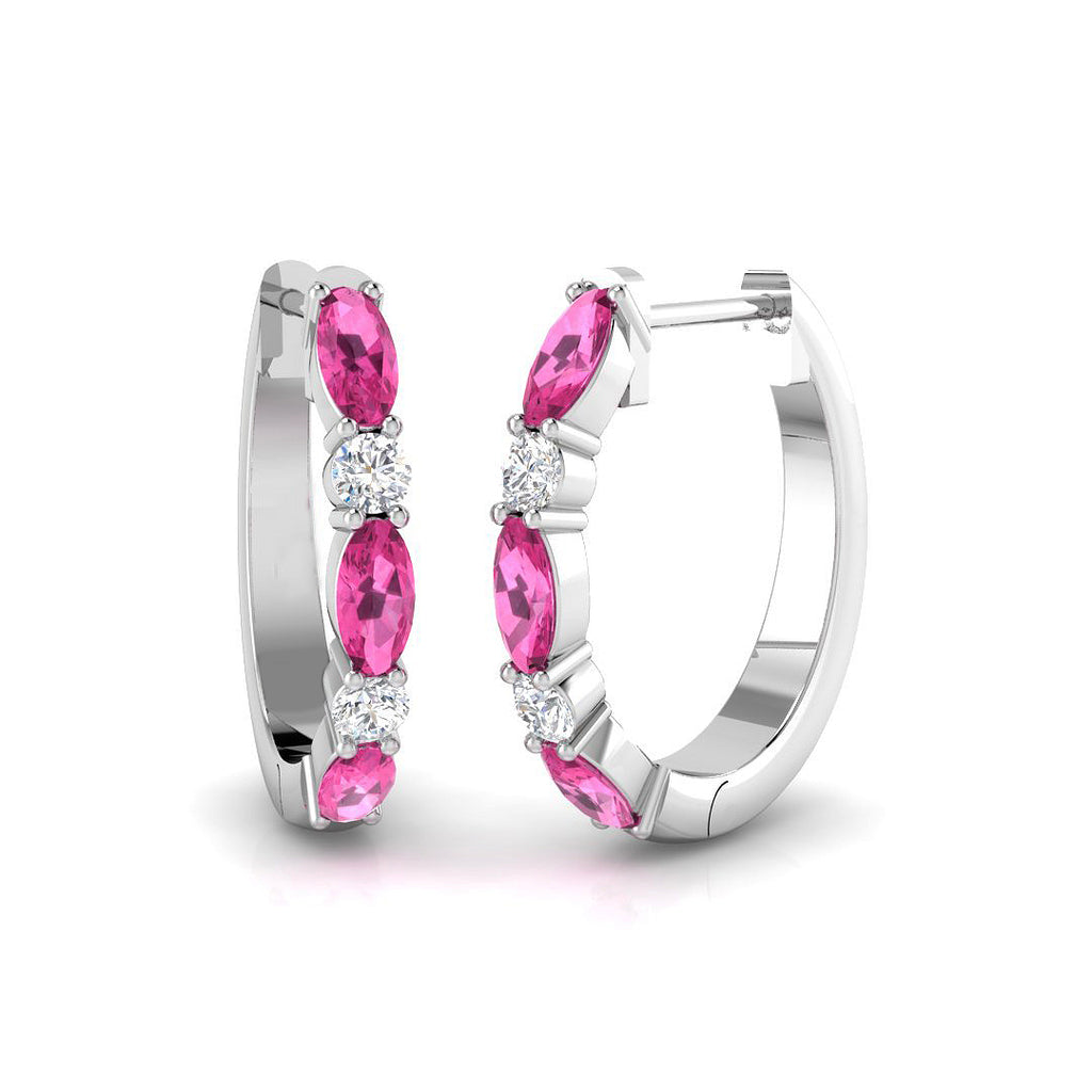 SE6752 — Earrings - 9k White Gold