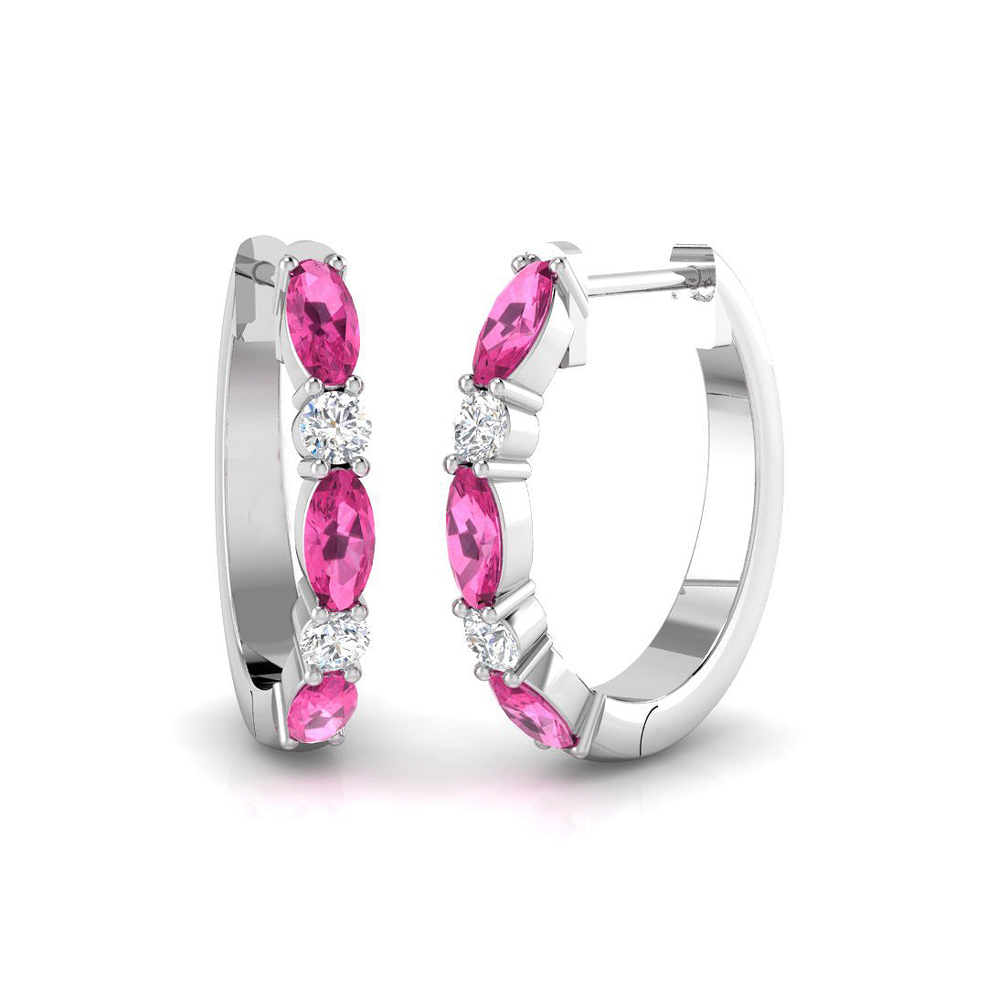 SE6752 — Earrings - 9k White Gold