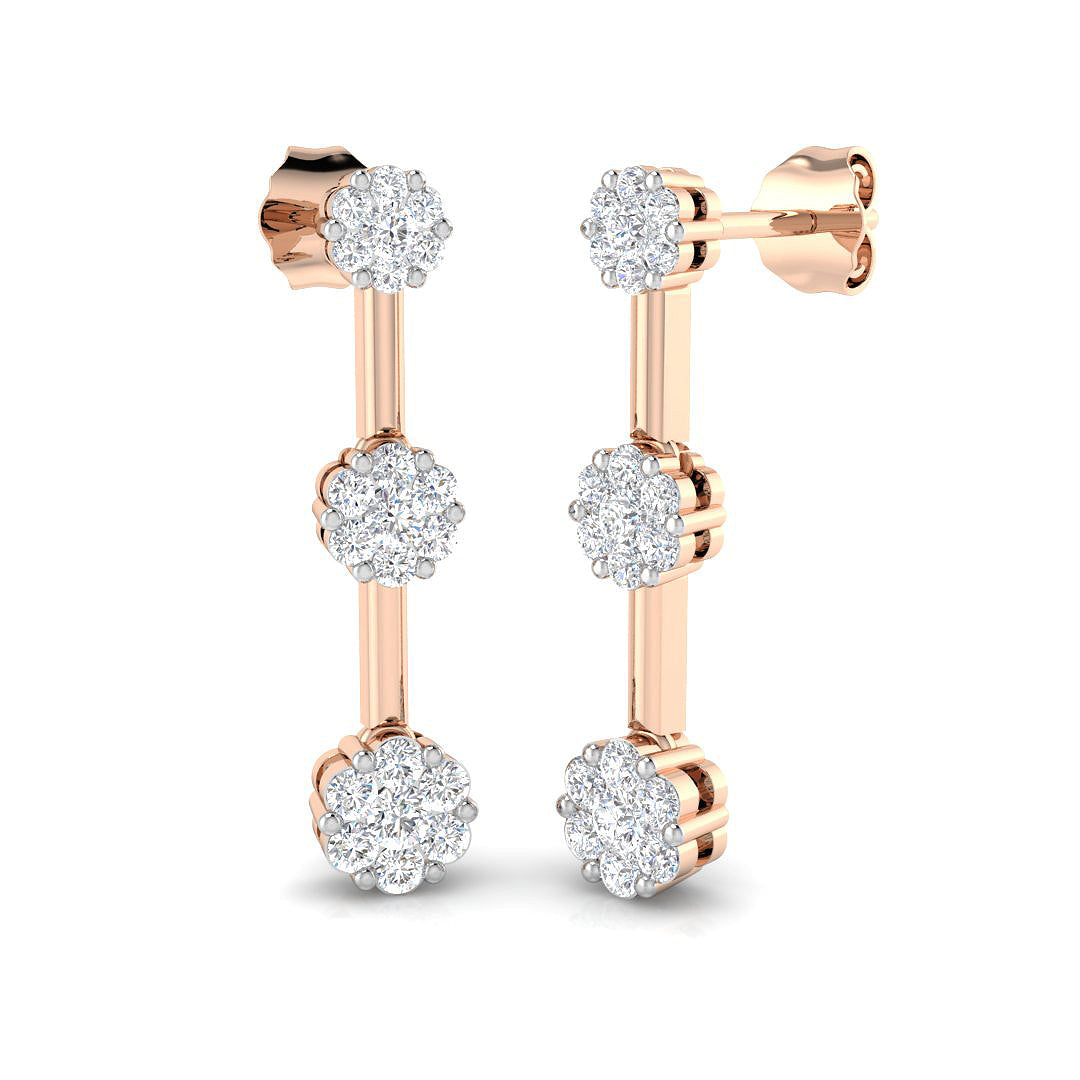 SE6758 — Earrings - 9k Rose Gold
