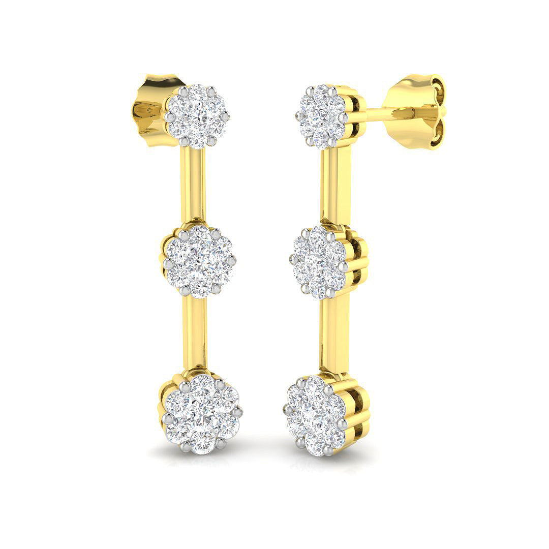 SE6758 — Earrings - 9k Yellow Gold