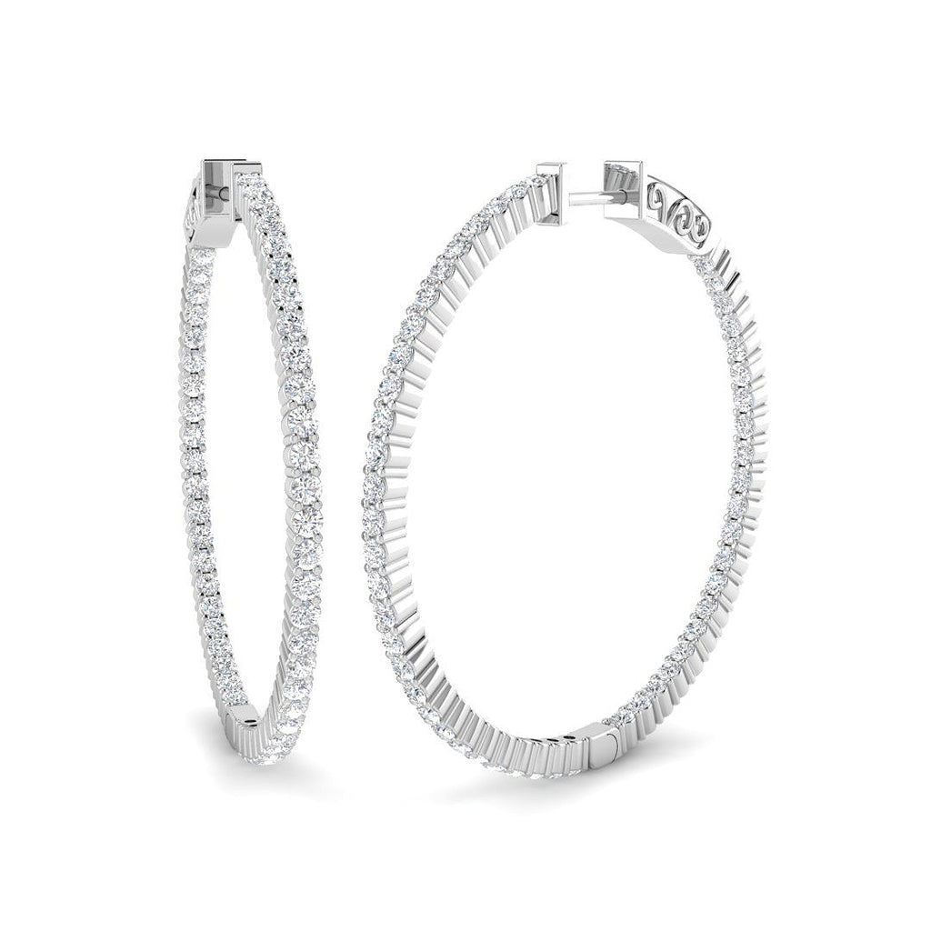 SE6761 — Earrings - 9k White Gold