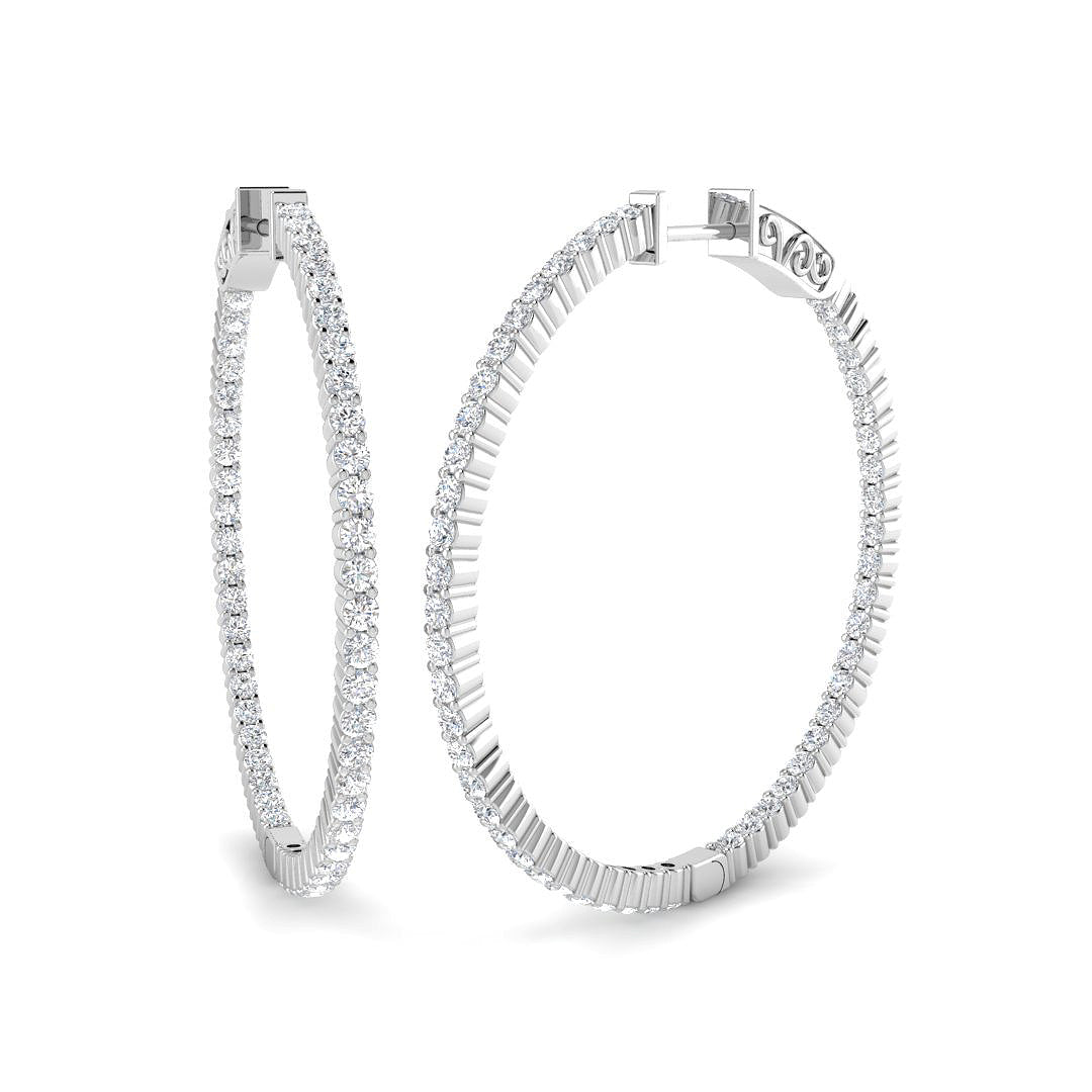 SE6761 — Earrings - 9k White Gold