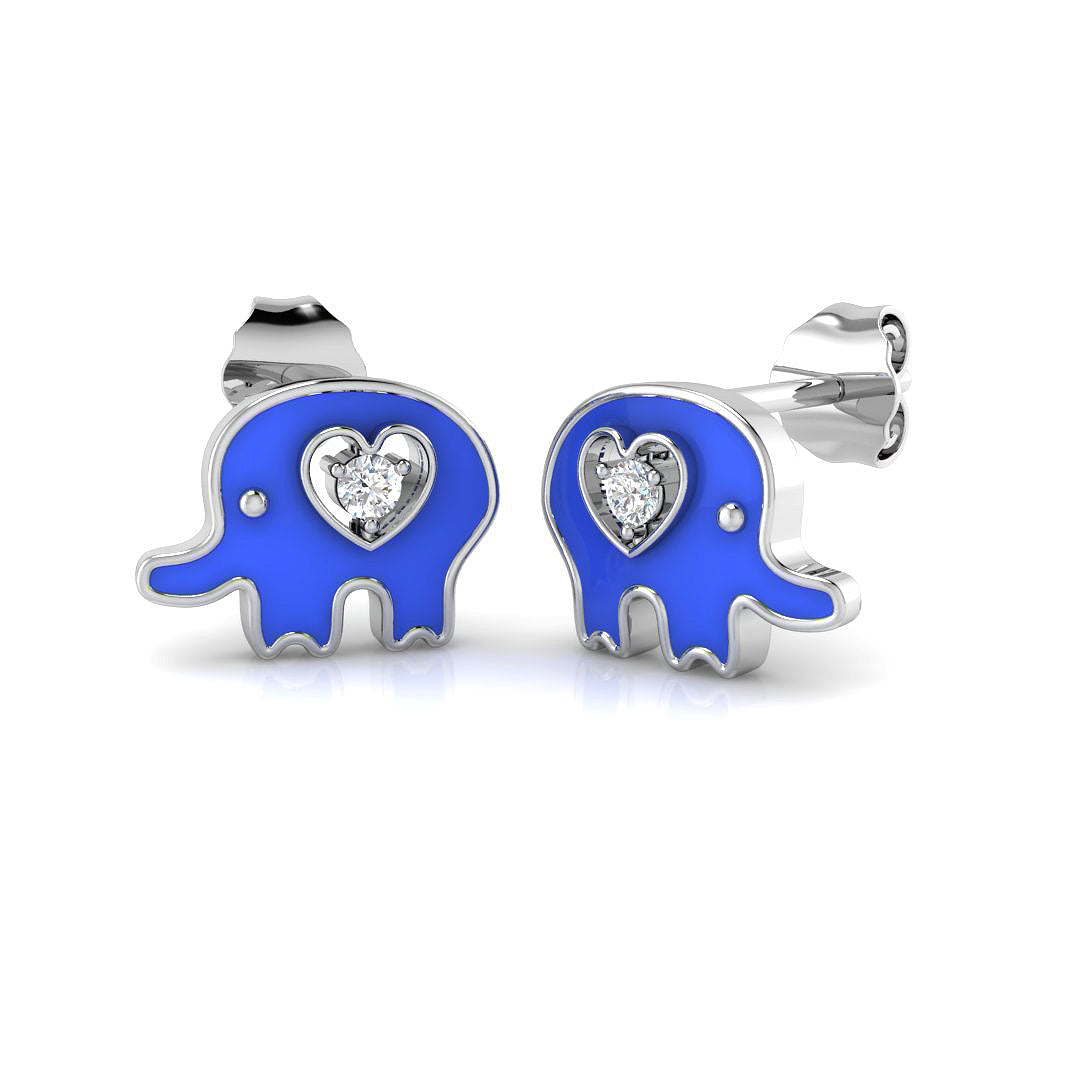 SE6768 — Earrings - 9k White Gold
