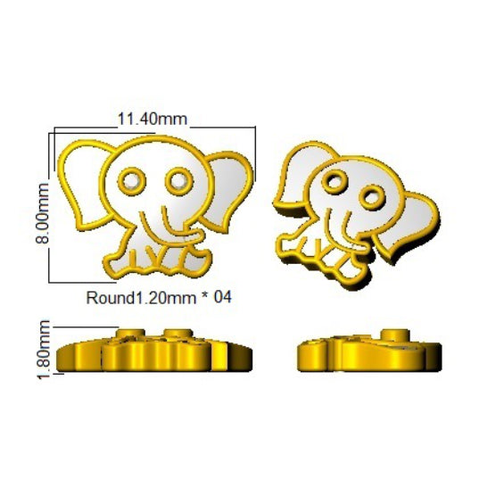 SE6769 — Earrings - 9k Yellow Gold detail
