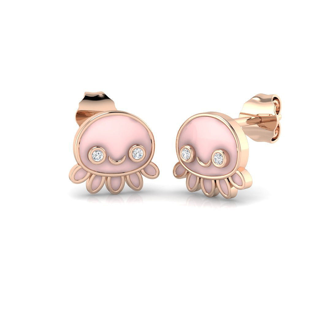 SE6770 — Earrings - 9k Rose Gold