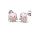 SE6770 — Earrings - 9k White Gold