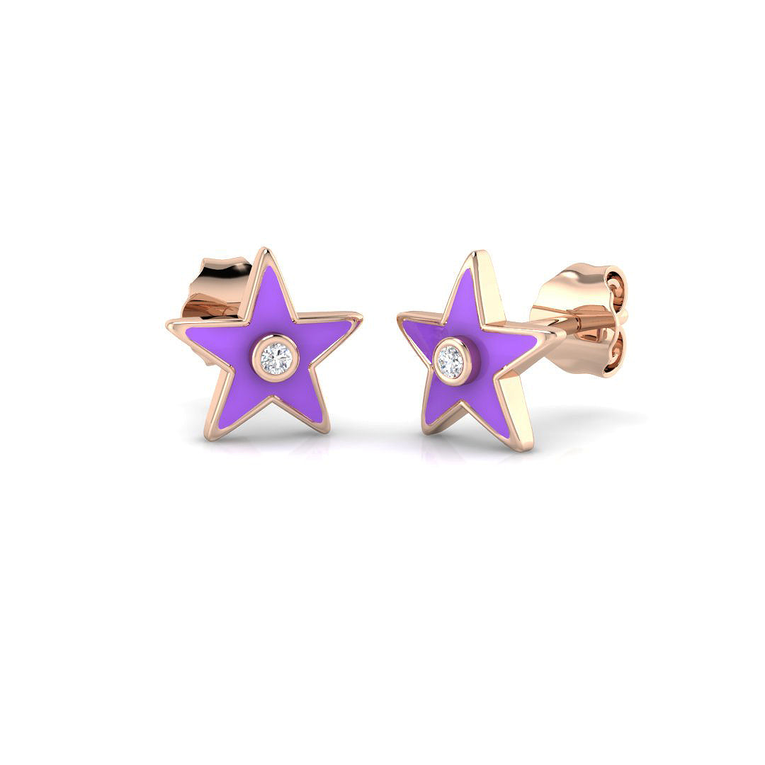 SE6774 — Earrings - 9k Rose Gold