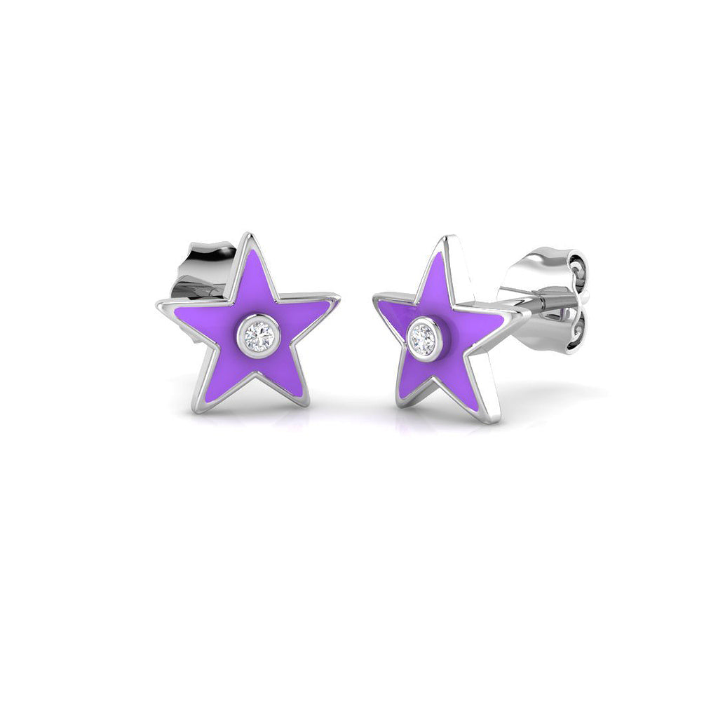 SE6774 — Earrings - 9k White Gold