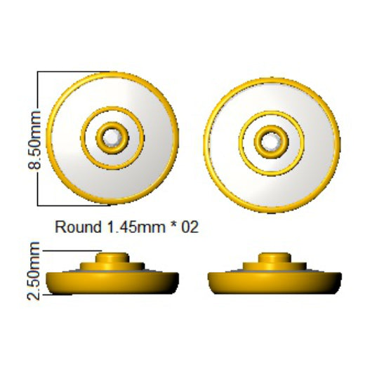 SE6776 — Earrings - 9k Yellow Gold detail