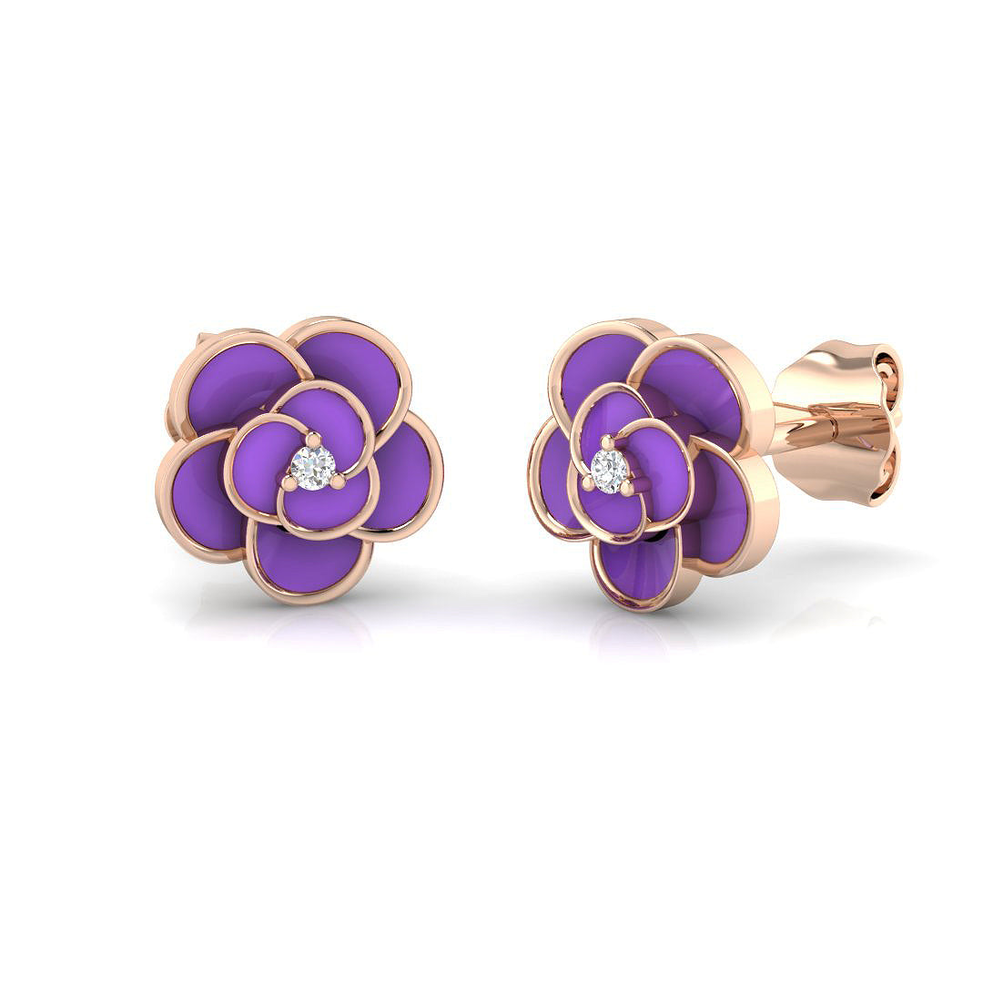 SE6779 — Earrings - 9k Rose Gold