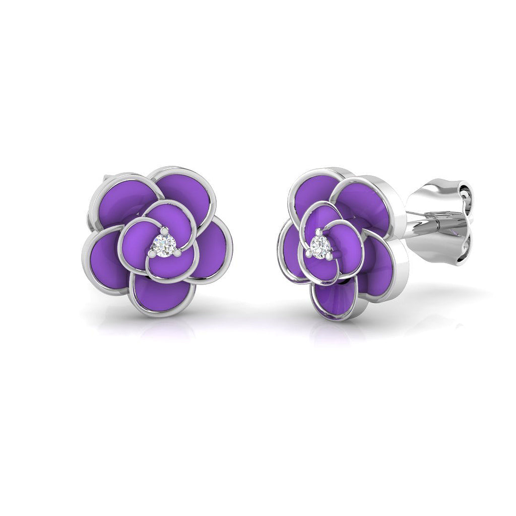 SE6779 — Earrings - 9k White Gold