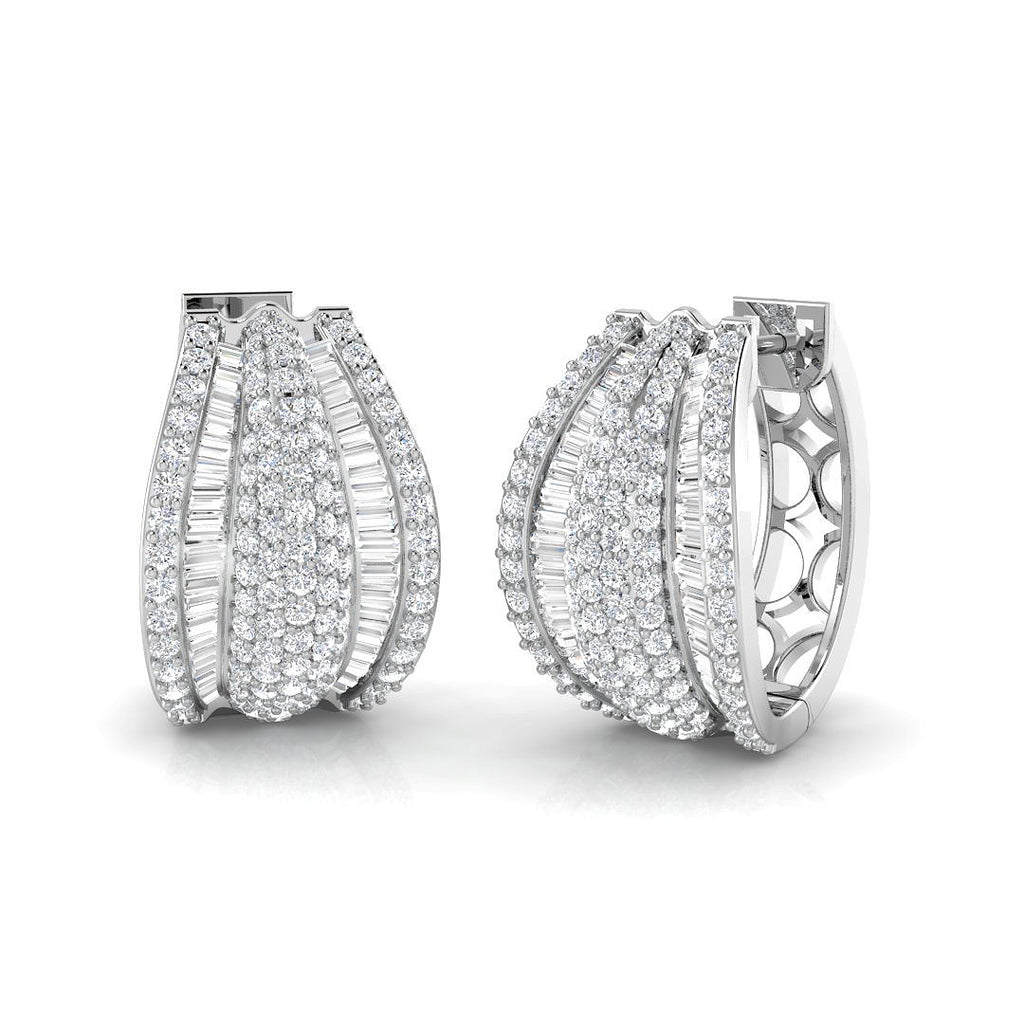 SE6789 — Earrings - 9k White Gold