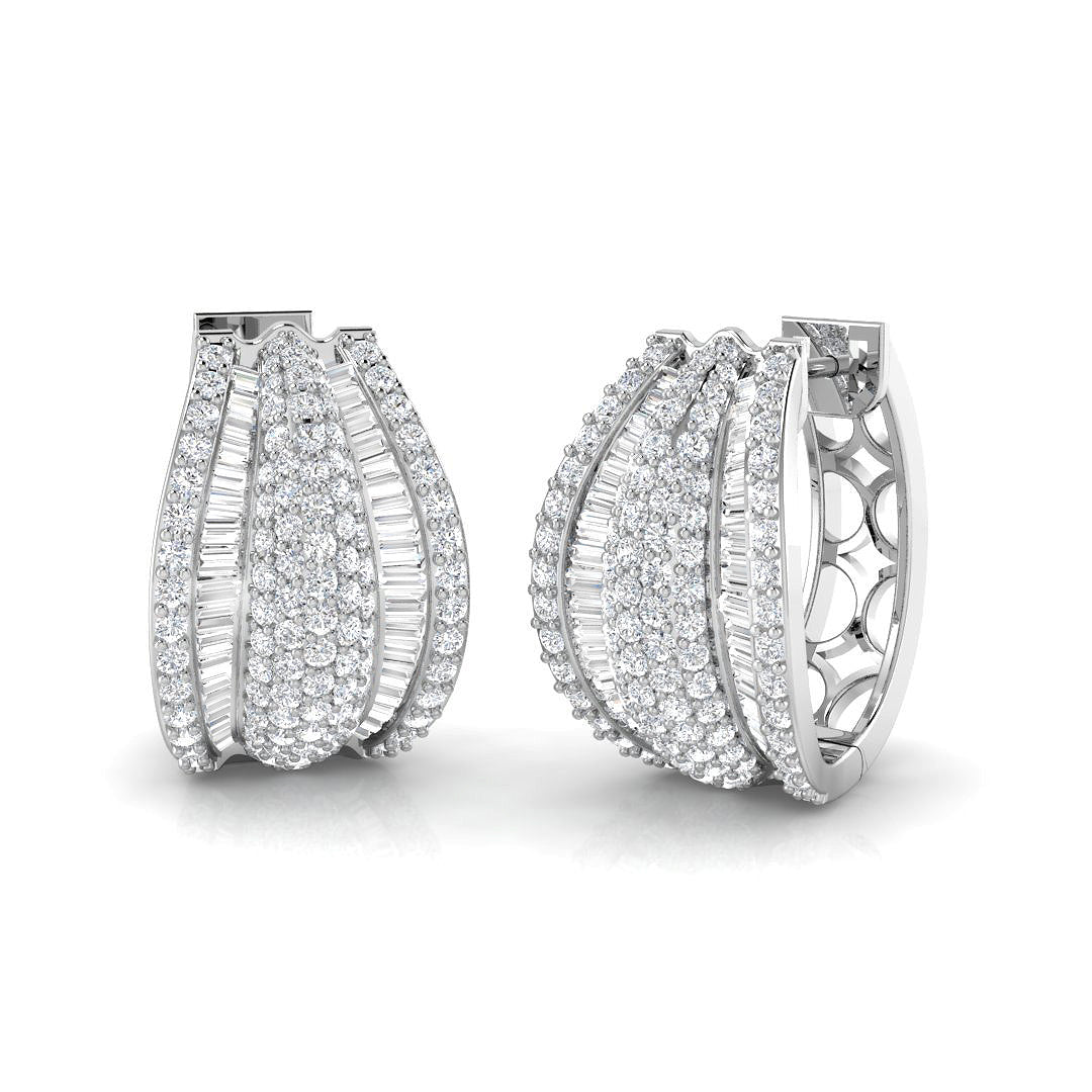 SE6789 — Earrings - 9k White Gold