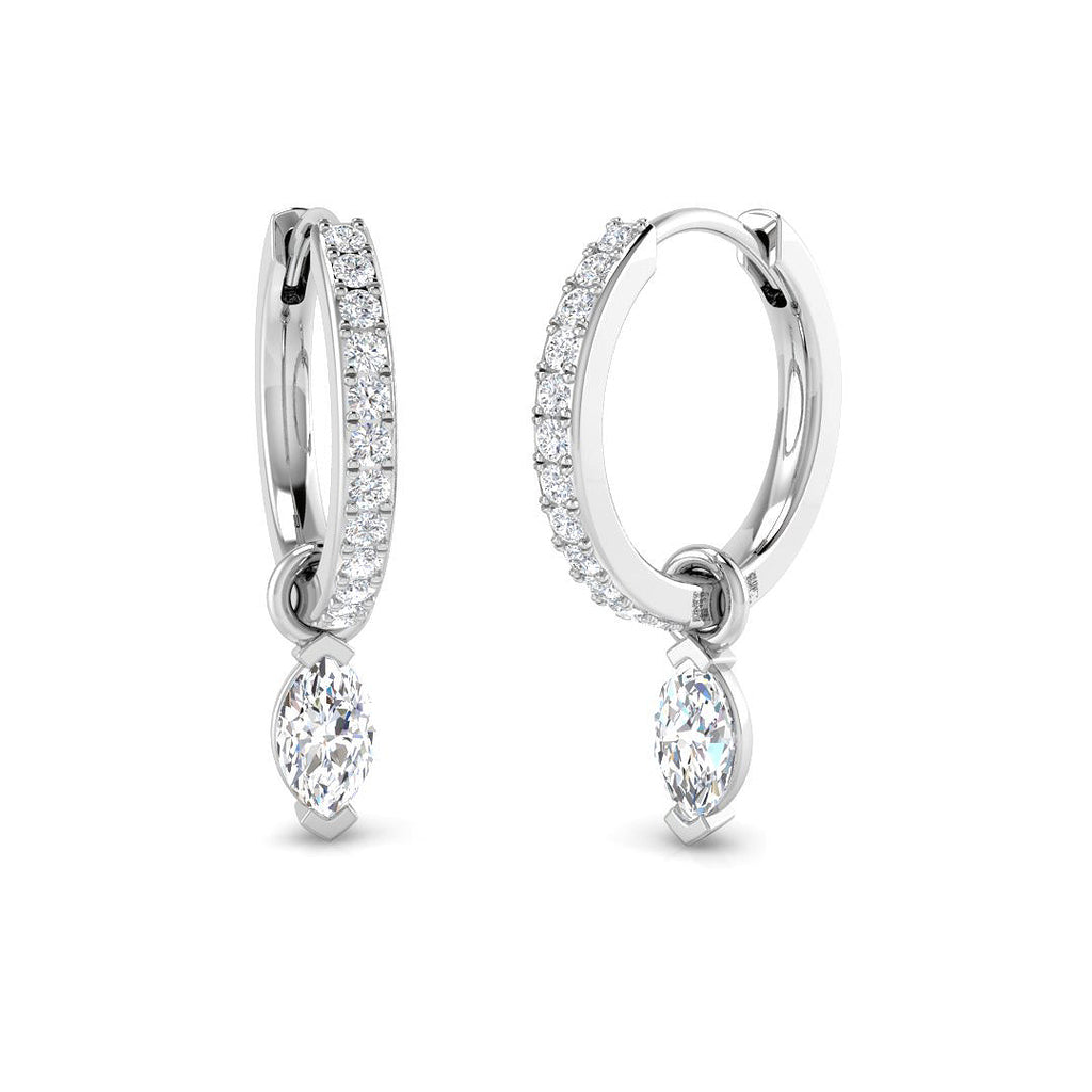 SE6798 — Earrings - 9k White Gold