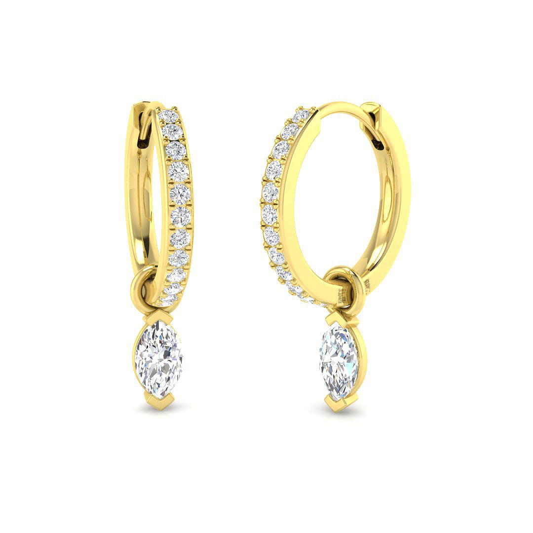 SE6798 — Earrings - 9k Yellow Gold