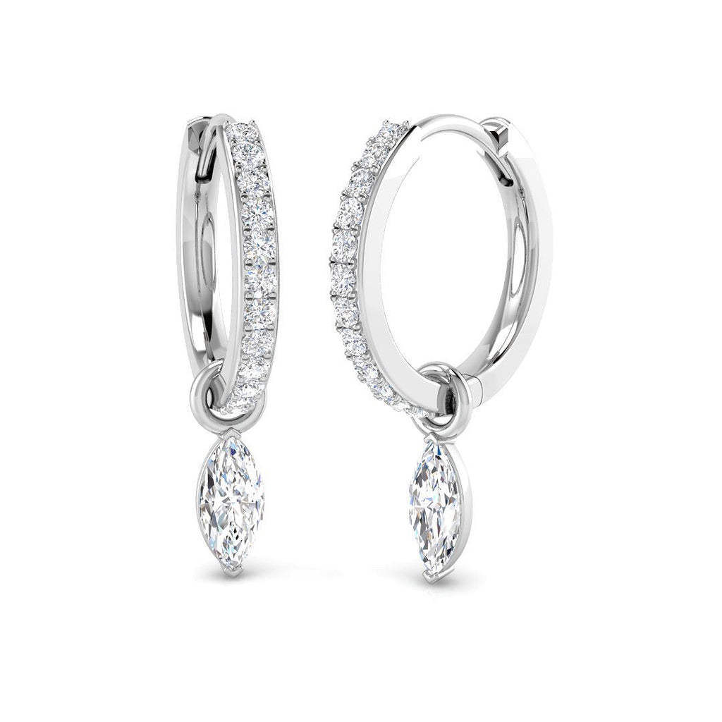 SE6799 — Earrings - 9k White Gold