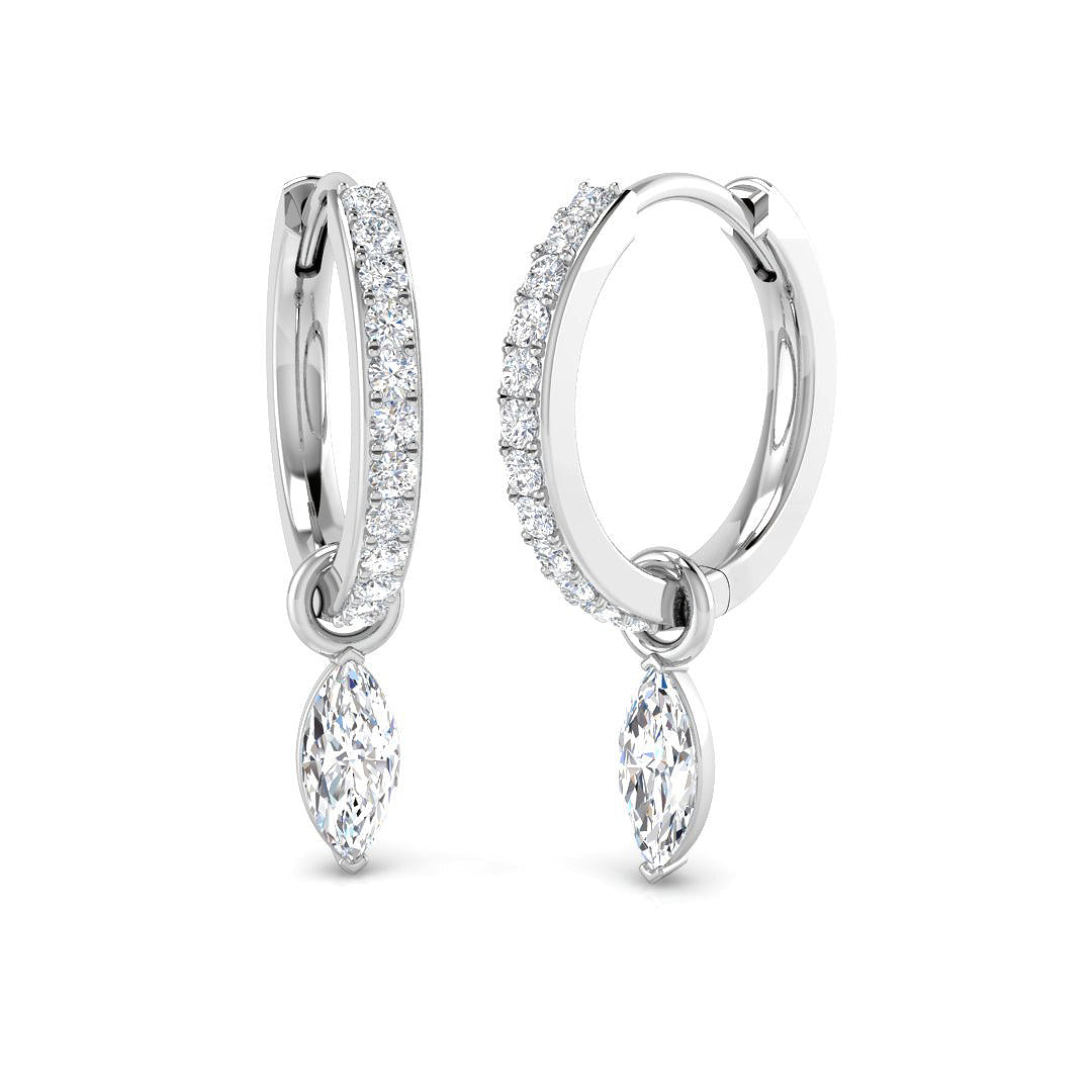 SE6799 — Earrings - 9k White Gold