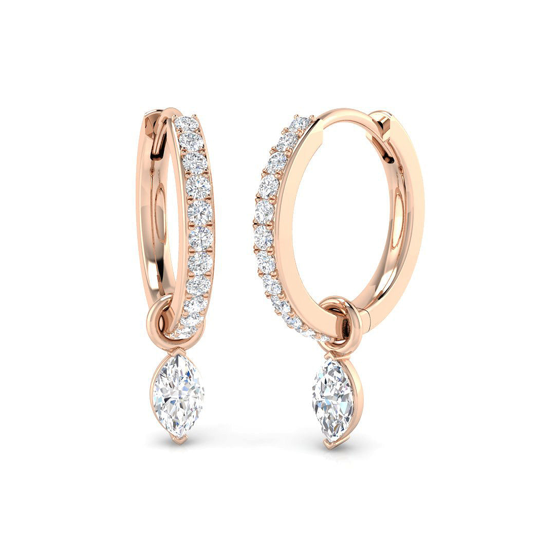 SE6800 — Earrings - 9k Rose Gold