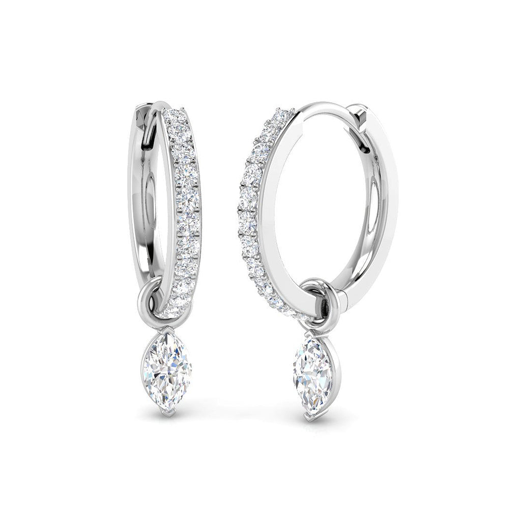SE6800 — Earrings - 9k White Gold