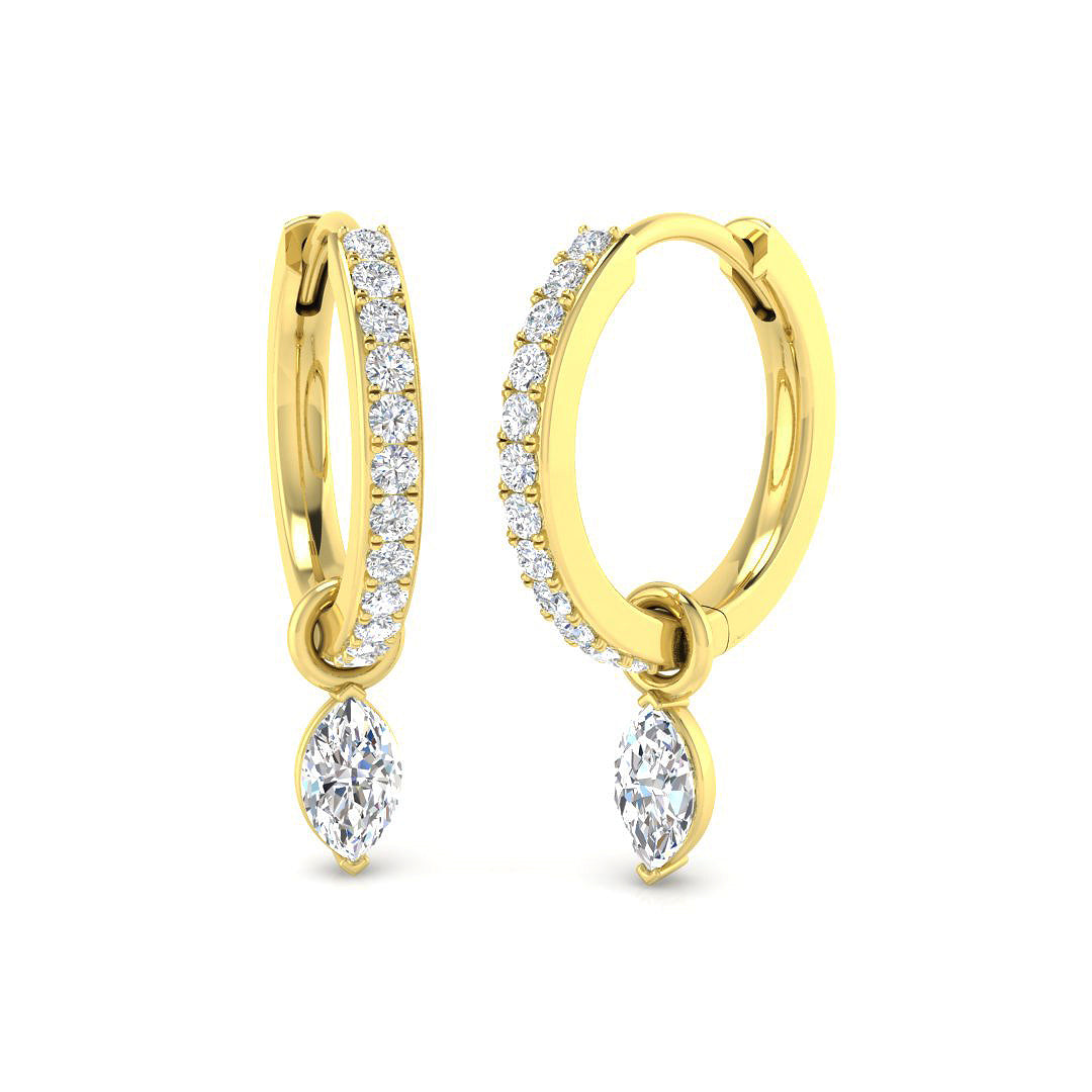 SE6800 — Earrings - 9k Yellow Gold