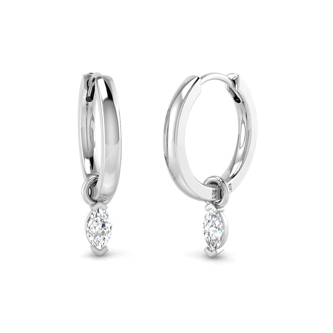 SE6801 — Earrings - 18k White Gold