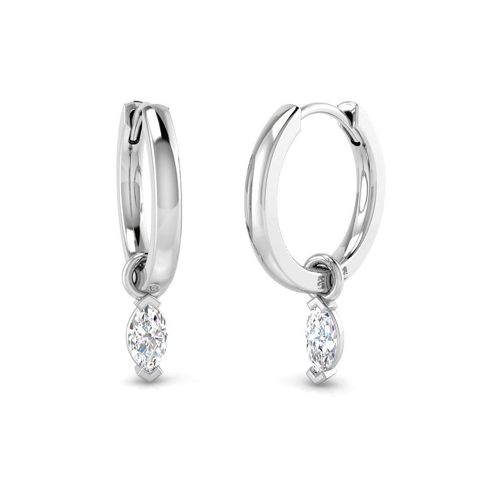 SE6802 — Earrings - 9k White Gold