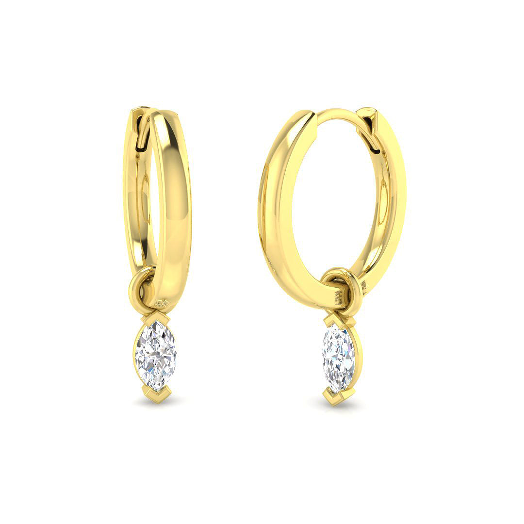 SE6802 — Earrings - 9k Yellow Gold