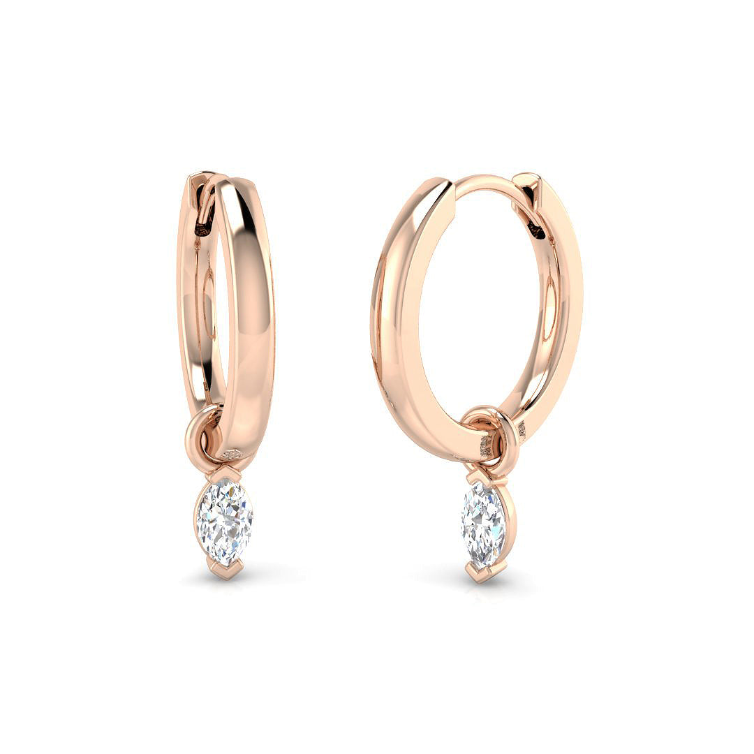 SE6803 — Earrings - 9k Rose Gold