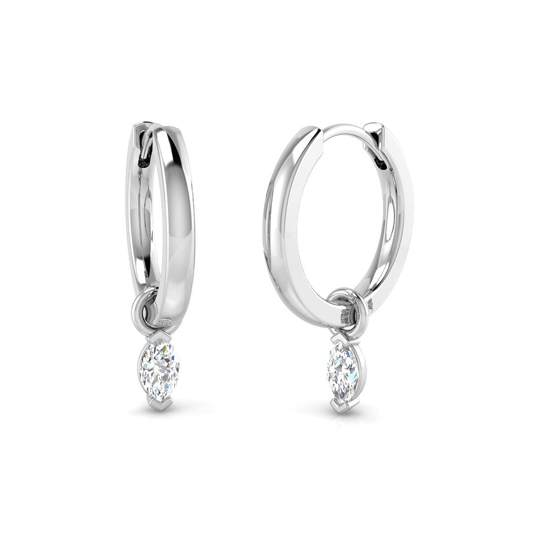 SE6803 — Earrings - 9k White Gold