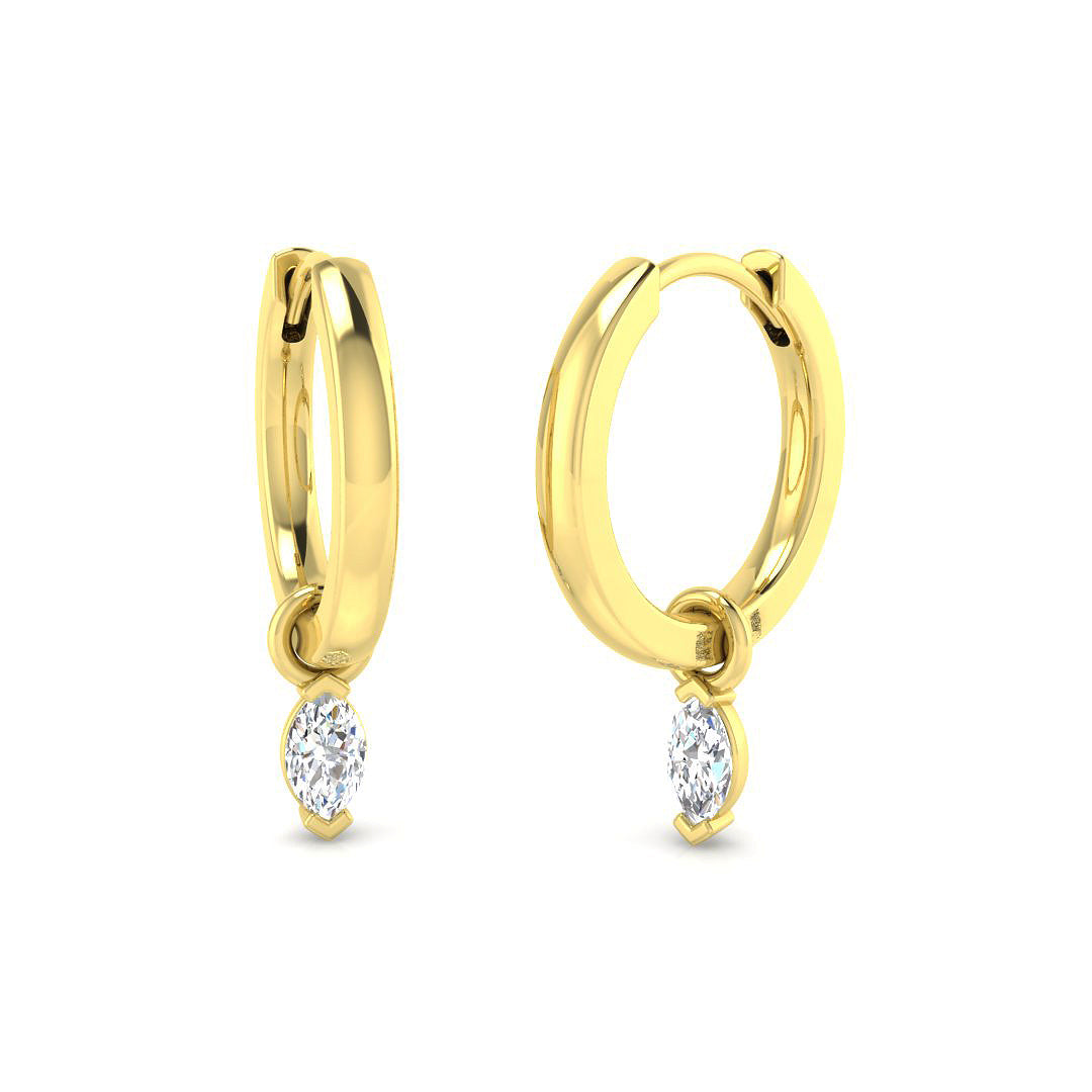 SE6803 — Earrings - 9k Yellow Gold