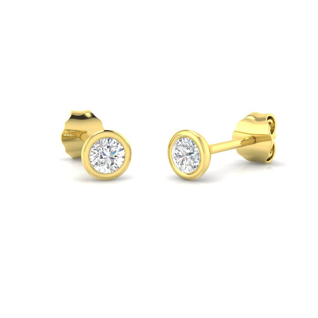 SE6804 — Earring - 9k Yellow Gold