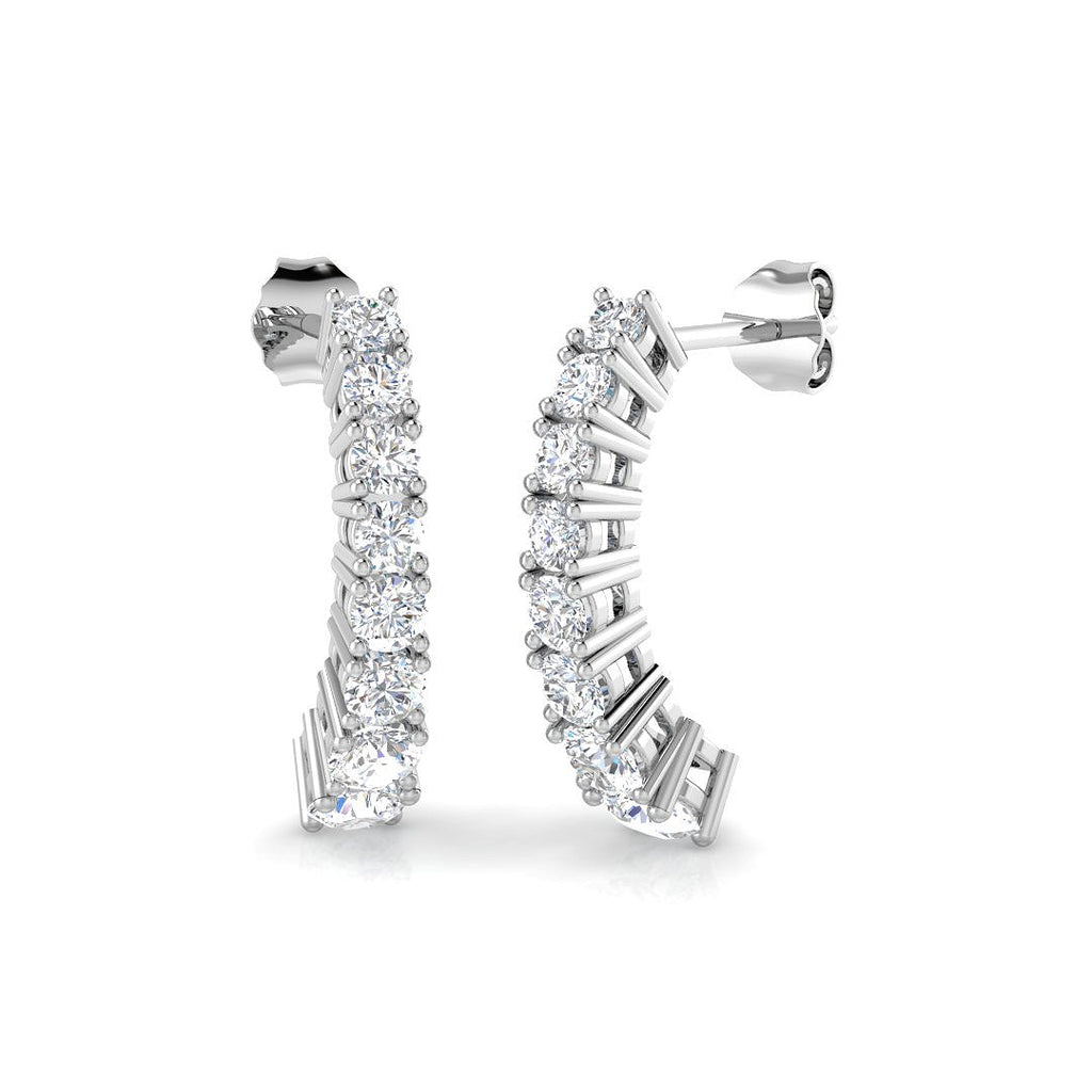 SE6819 — Earrings - 9k White Gold