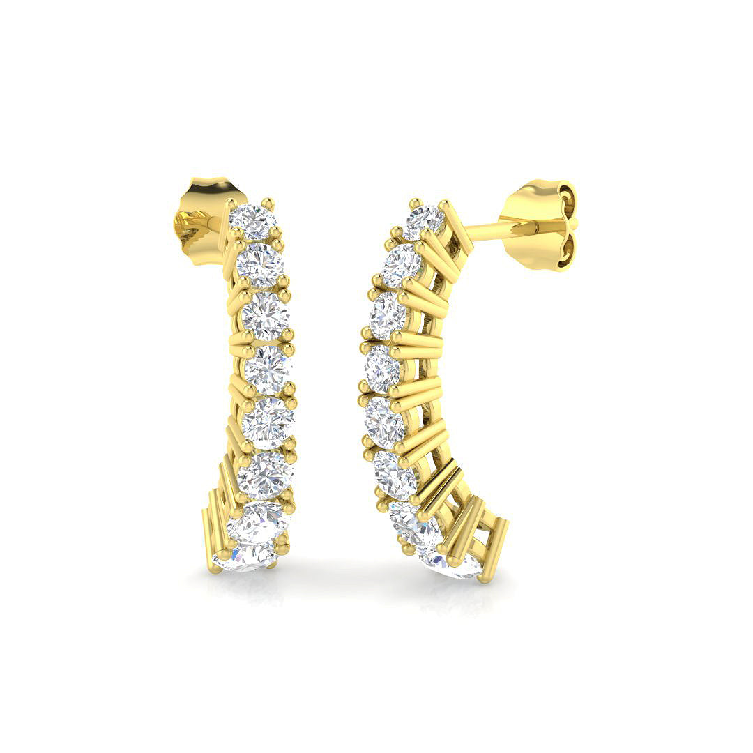 SE6819 — Earrings - 9k Yellow Gold