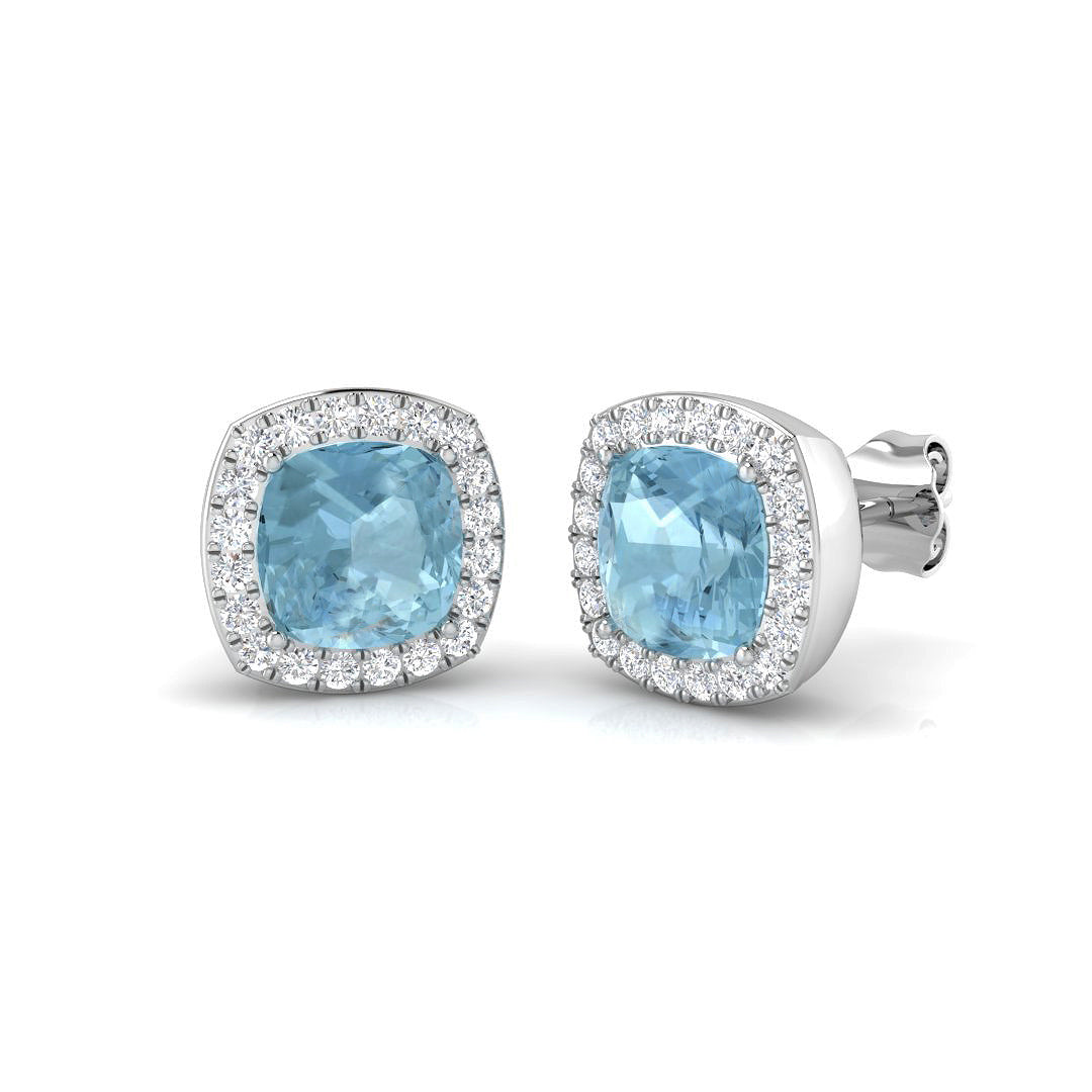 SE6837 — Earrings - 9k White Gold