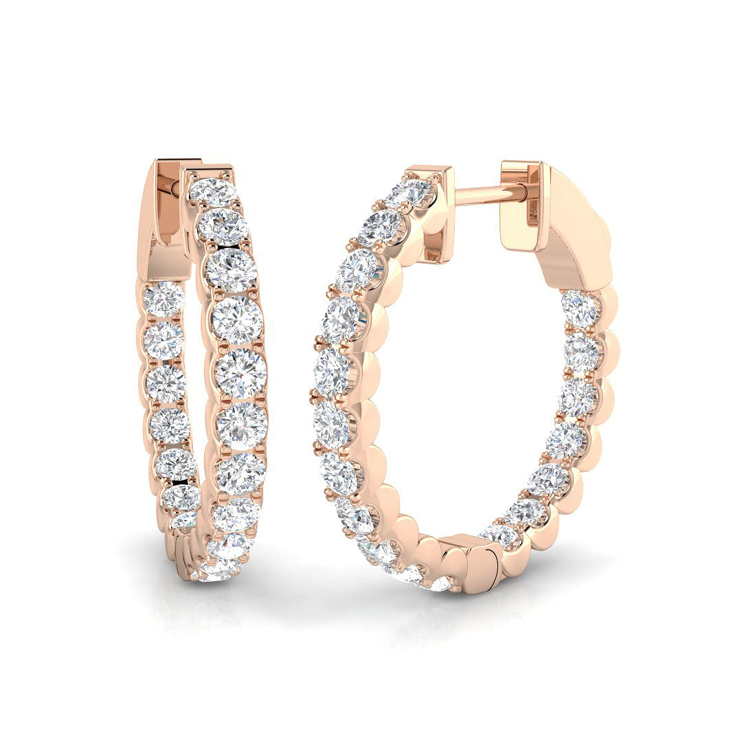 SE6860 — Earrings - 9k Rose Gold