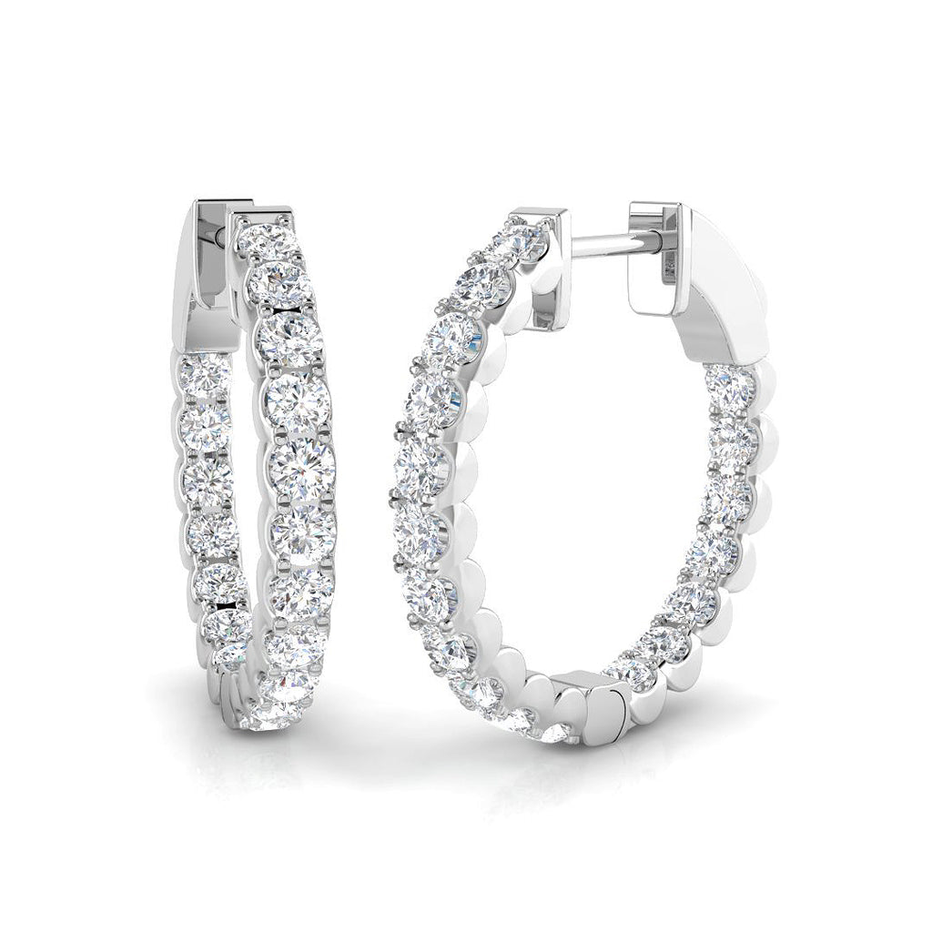 SE6860 — Earrings - 9k White Gold