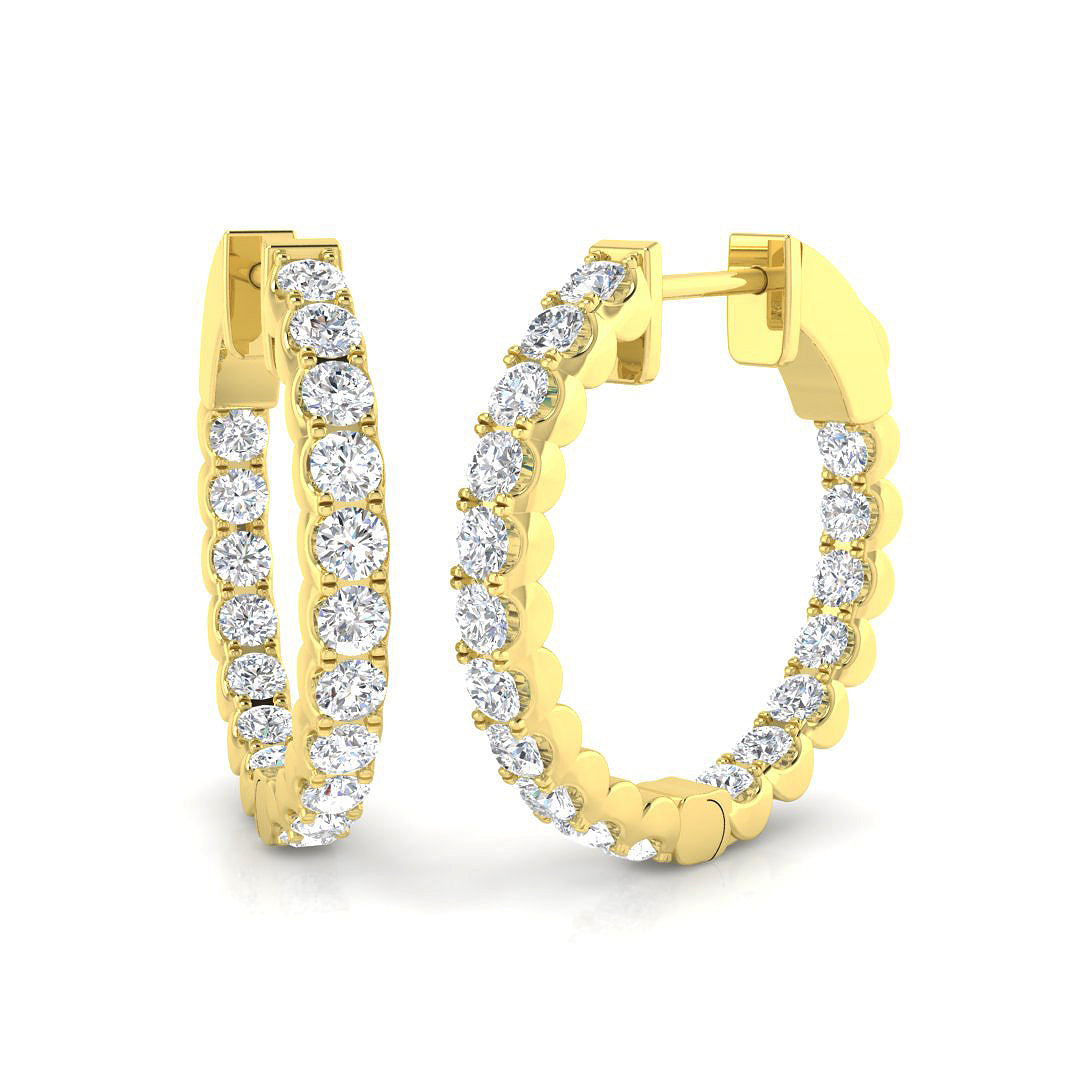 SE6860 — Earrings - 9k Yellow Gold