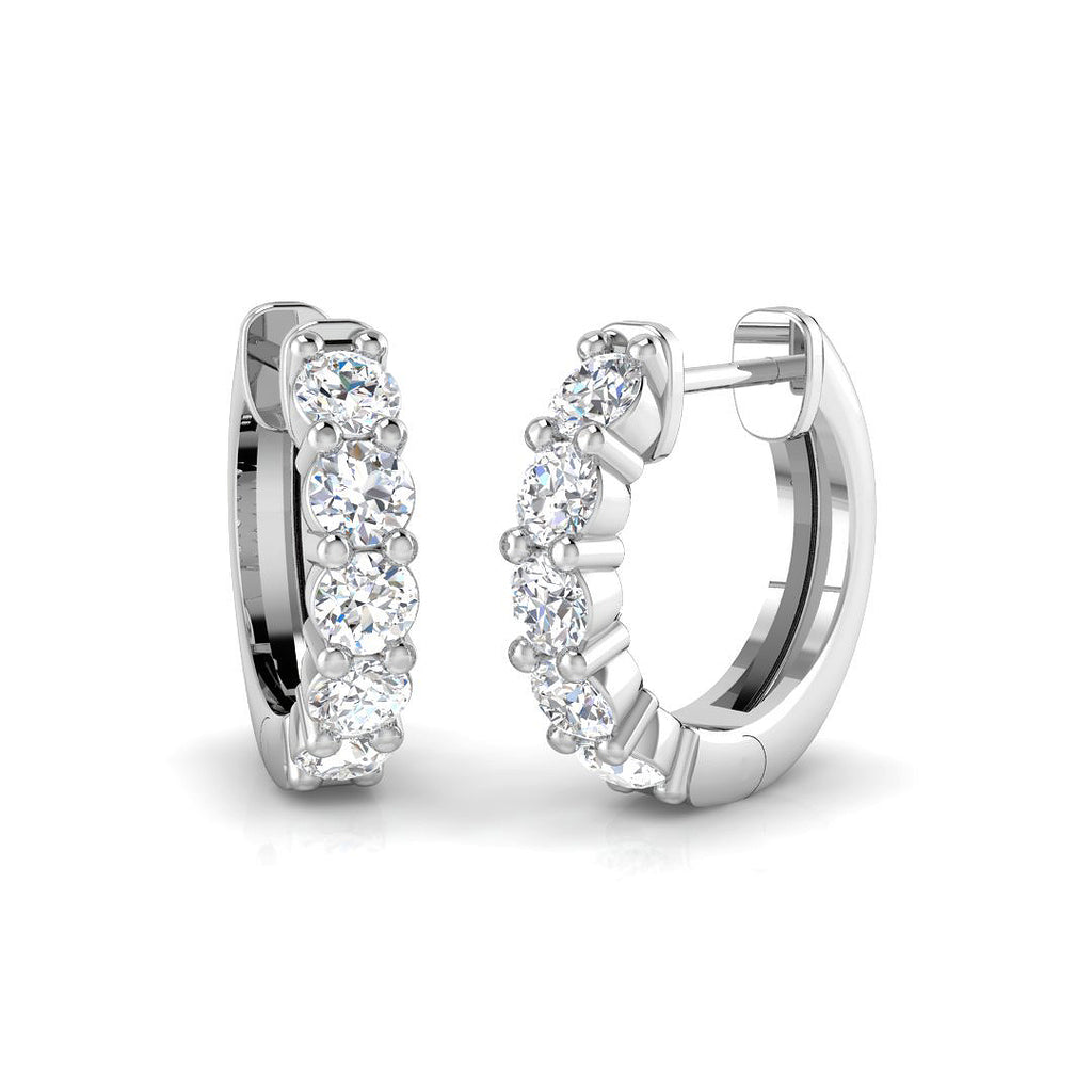 SE6869 — Earrings - 9k White Gold