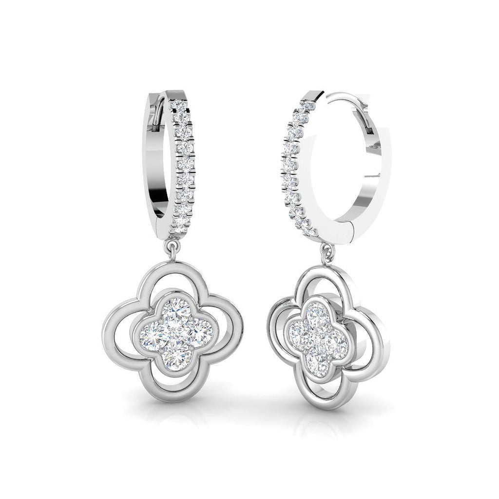 SE6870 — Earrings - 9k White Gold