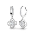 SE6870 — Earrings - 9k White Gold